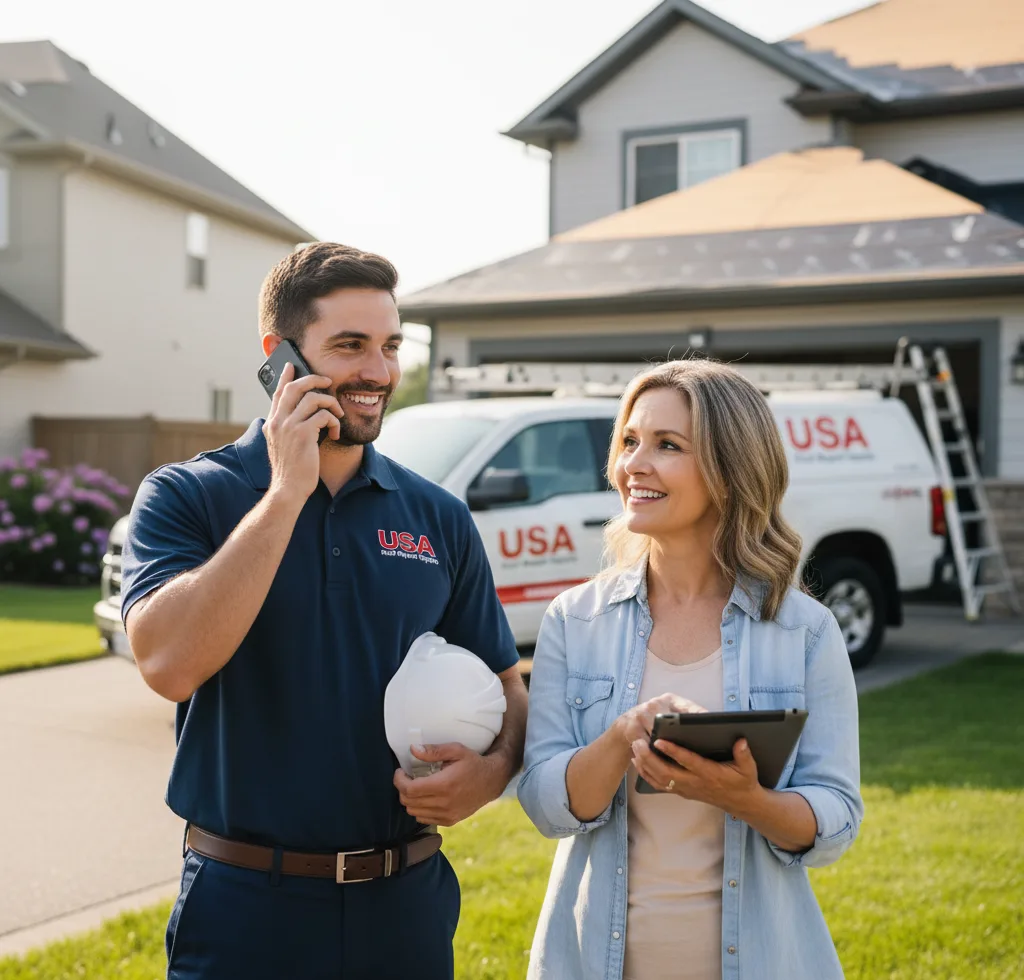 USA Roof Repair Experts customer support in Crandon